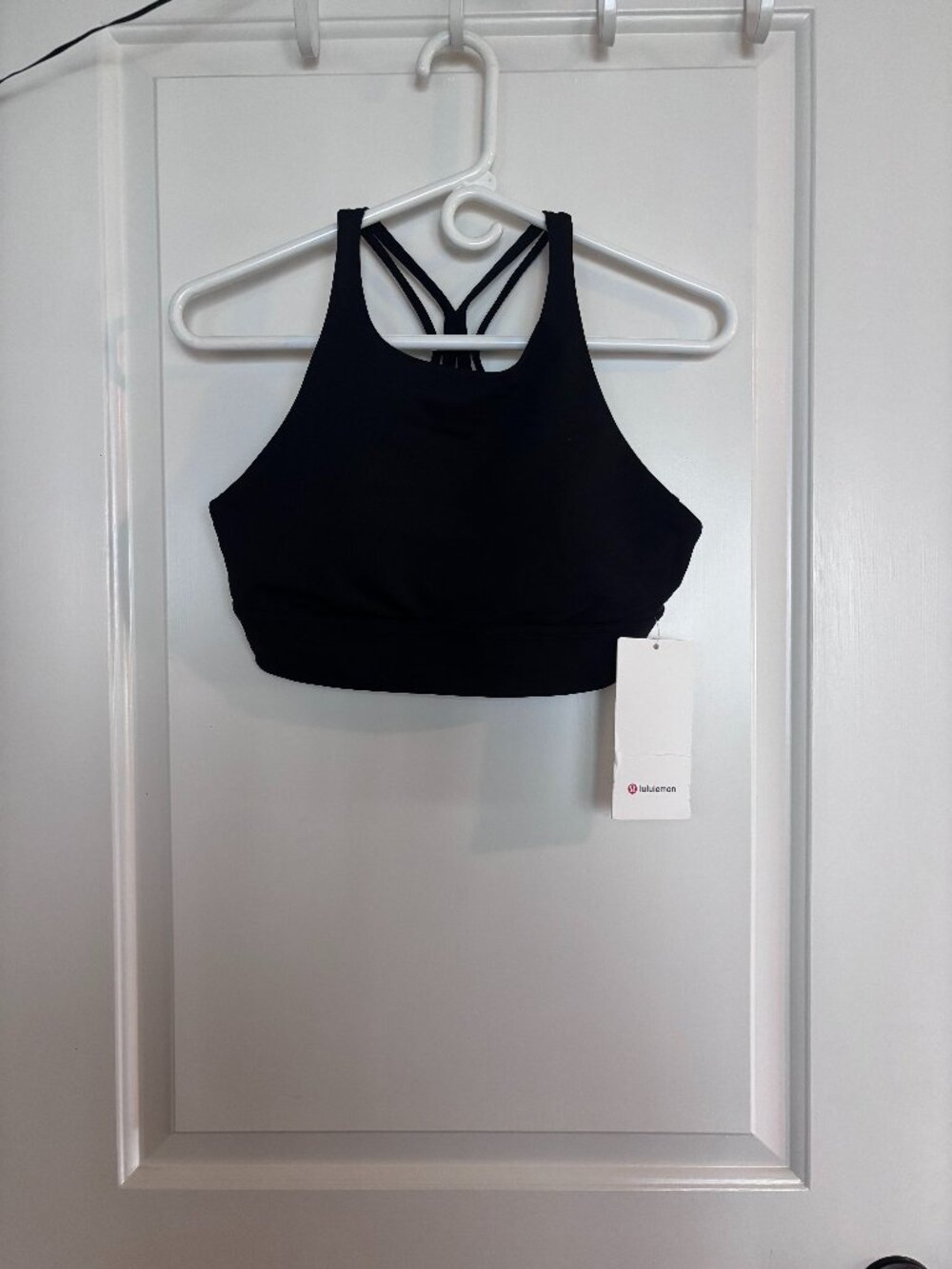 NWT Lululemon Women’s Black Size 8 Ride and Reflect Sports Bra
